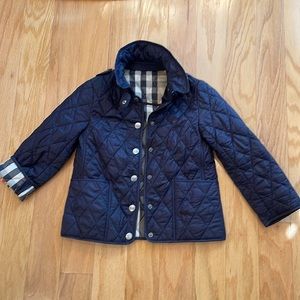 Burberry Boys Quilted Jacket.  Size 5Y